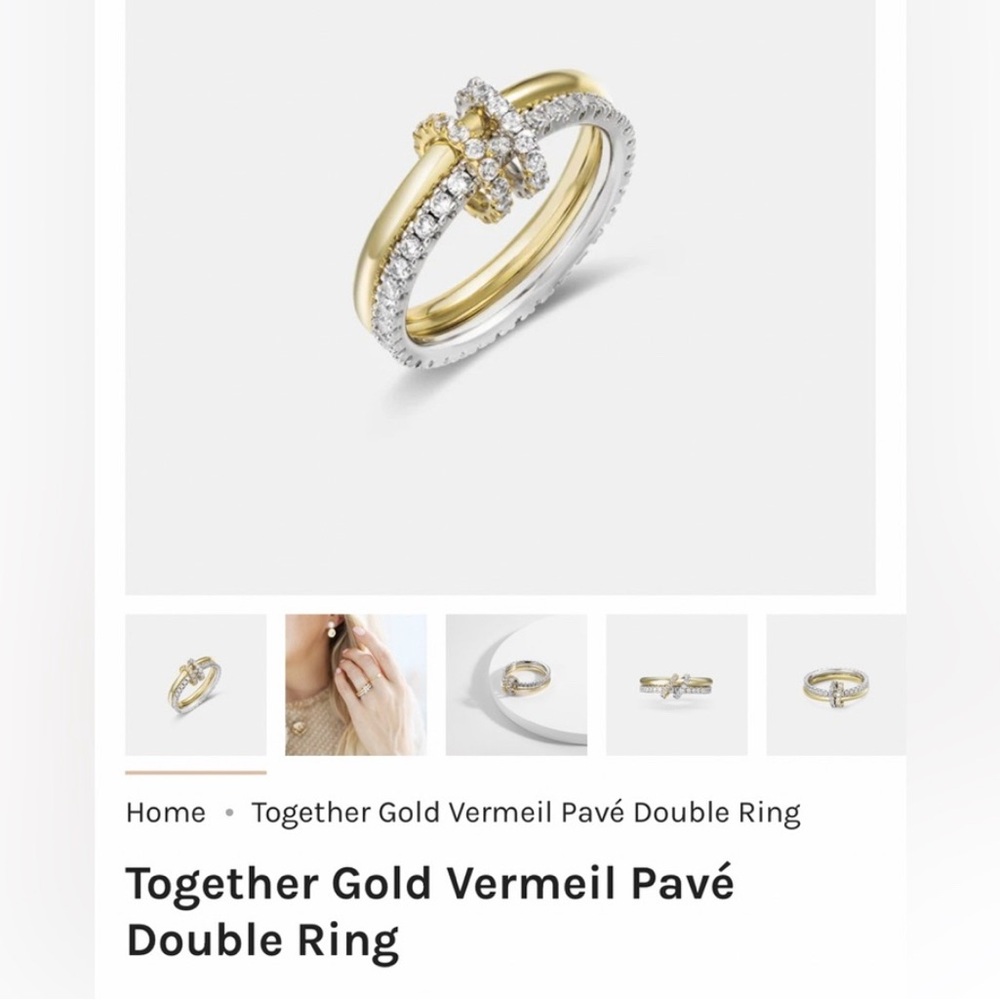 Victoria Emerson Together Ring. Size 9 NWT